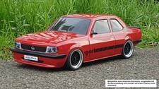 AUFKLEBERSATZ "SPORT" MA&szlig;STAB 1:10 F&Uuml;R OPEL ASCONA B LEXANKAROSSERIE # 12305