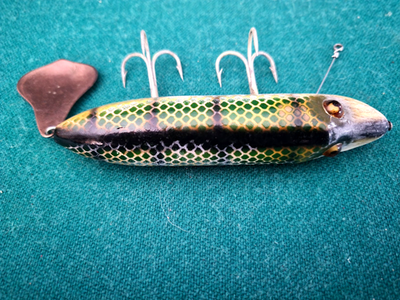 Vintage 1930s Heddon Flap Tail Lure #9332XS w/Original Box