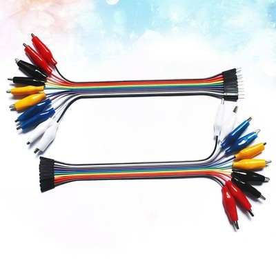2 in Test Line Breadboard Wire to Clip Jumper Wires Clips