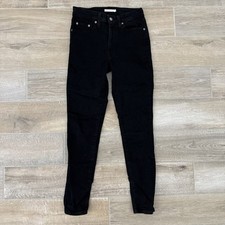 Levi's 721 High Rise Skinny Jeans Black, Women's 28x30