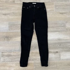 Levi's 721 High Rise Skinny Jeans Black, Women's 28x30