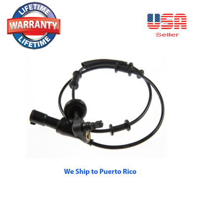 ABS Wheel Speed Sensor Rear Left Or Right W Connector Fit - View #4