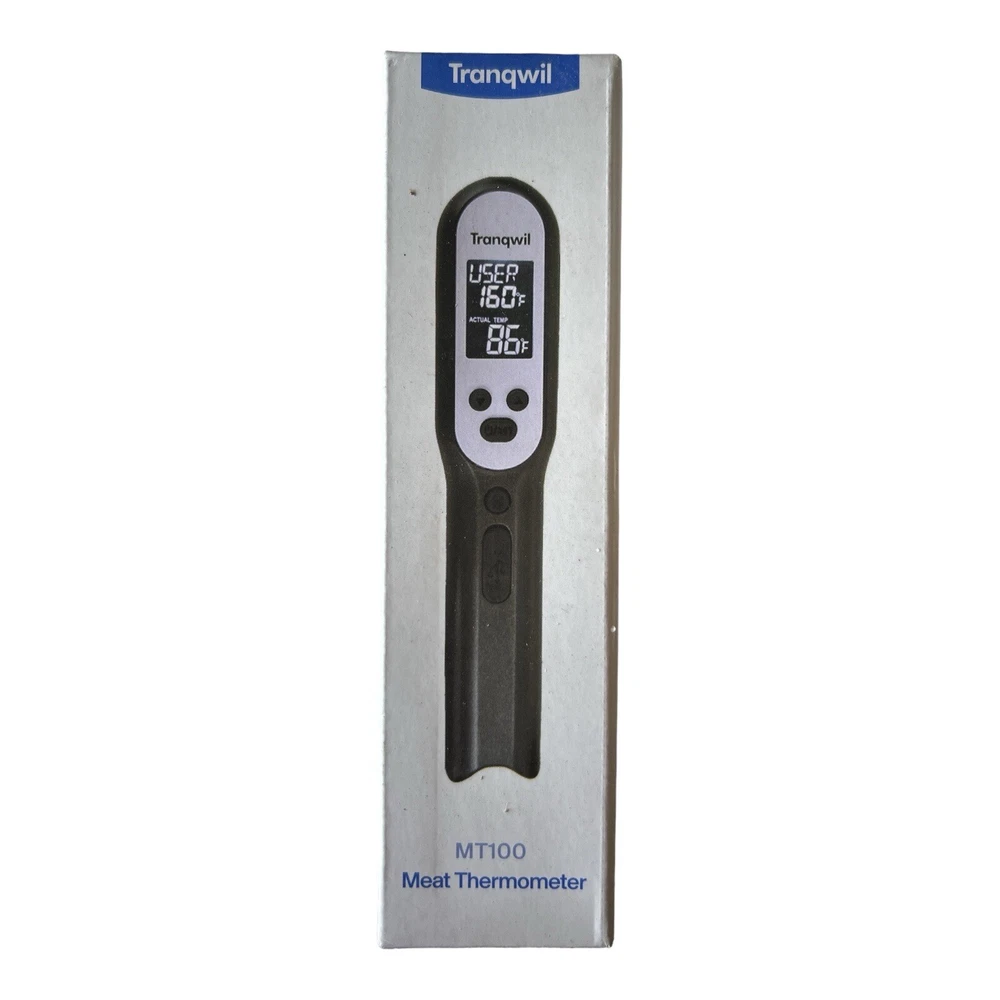 Meat Thermometer MT100 - Waterproof, Backlit, Instant Read, New Open Box