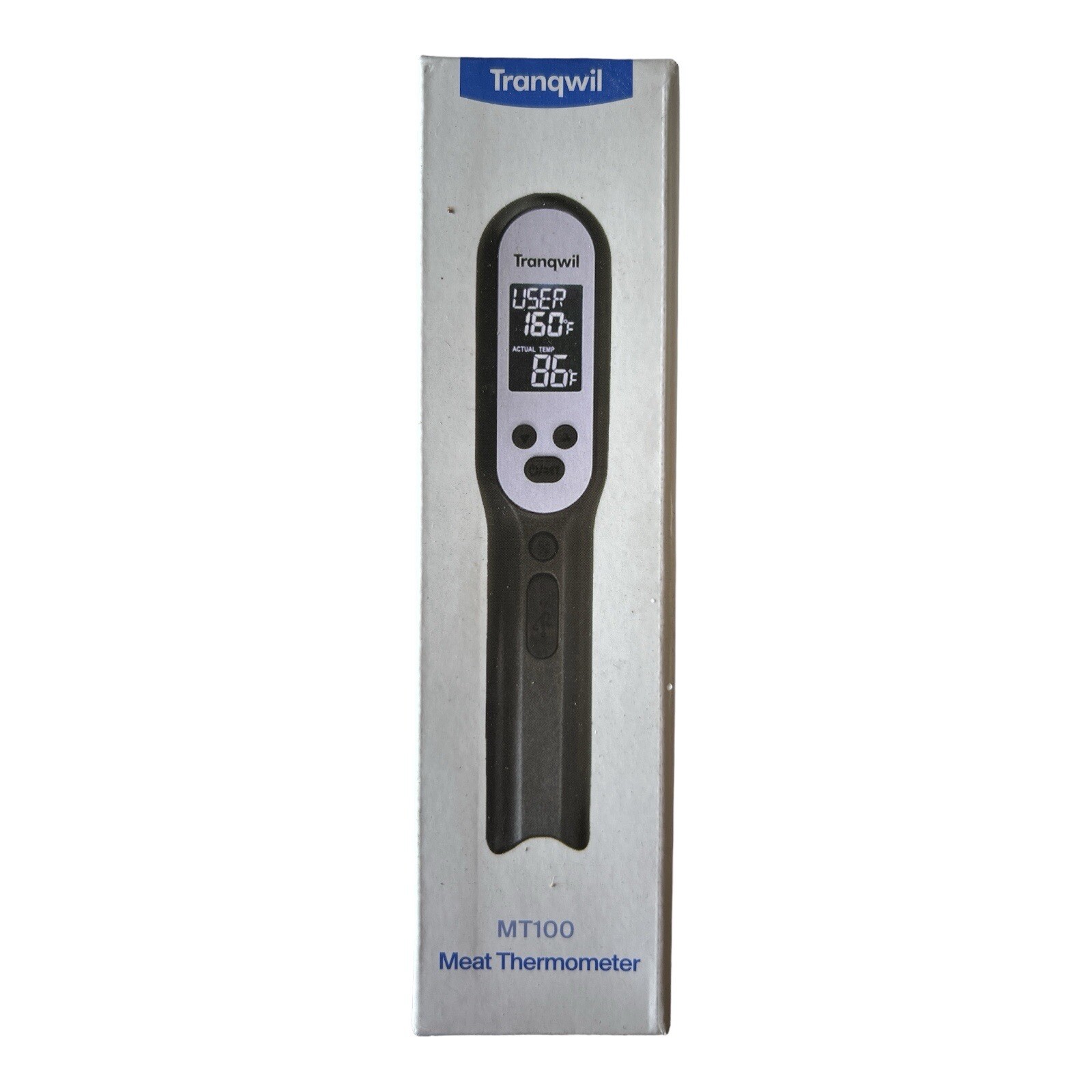 Meat Thermometer MT100 - Waterproof, Backlit, Instant Read, New Open Box-image