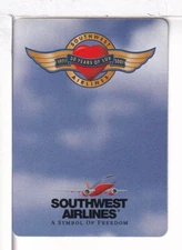 Single Airline Playing Cardi "Southwest, SWA 110 A" Chan/Mertens #, Standard