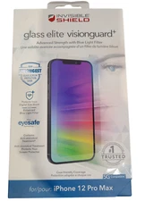 Zagg INVISIBLESHIELD Glass Elite Visionguard iPhone 12 Pro Max Screen Protector