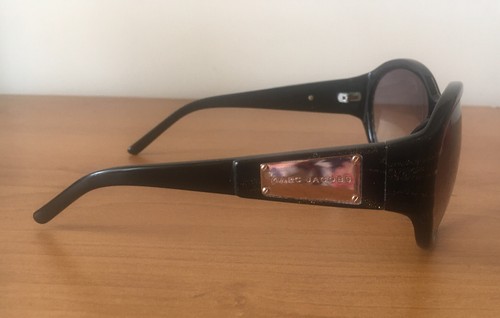 Marc Jacobs Black Golden Threads Oversized Sunglasses - Picture 5 of 6