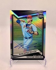 2022 Panini Elite Extra Edition Trystan Vrieling On Card Autograph Auto Yankees
