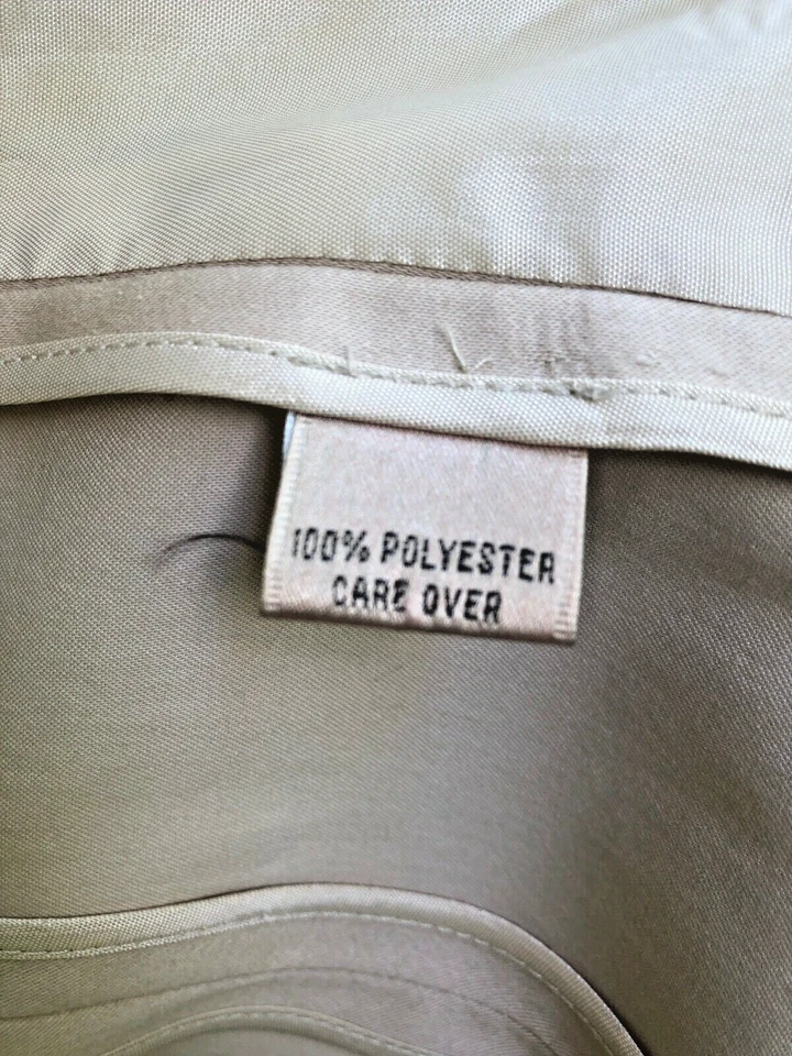 Trousers Etc New York Womens Jacket Size 8 Tan Open Front Blazer Career - Image 4 of 4