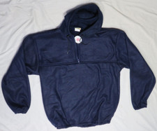 IDEAL SHIRT JACKET 1659 XL NAVY BLUE 1/4 ZIP HOODIE FLEECE HEAVY VINTAGE USA NWT