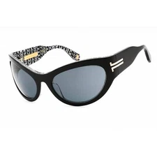 Marc Jacobs Women's Sunglasses Black Cat Eye Plastic Frame MJ 1087/S 0807 2K