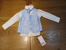 Boys Age 3 Years 3pc. Set. Waistcoat, Shirt & Tie. From Looksharp. BNWT.