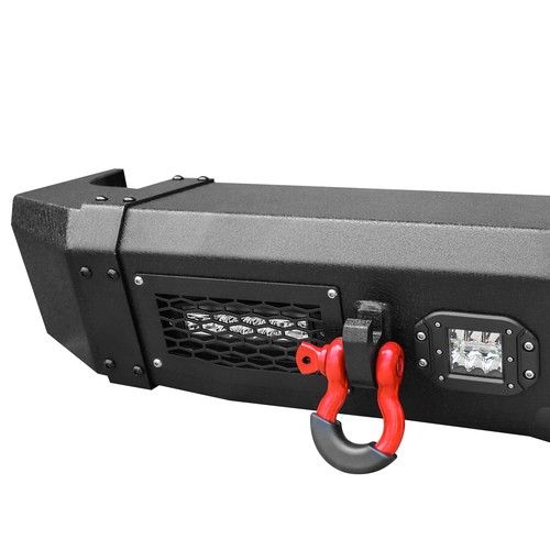 Aaiwa For 2010-2014 Ford F-150 SVT Raptor Heavy-Duty Steel Rear Bumper W/ LED - Picture 10 of 17