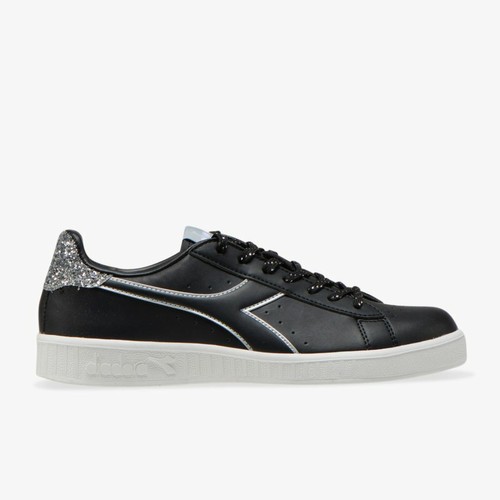 Scarpe da donna Diadora Game P WN 80013 nero argento glitter sneakers  sportiva | eBay