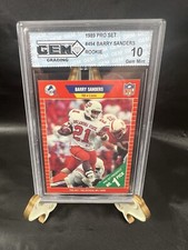 Barry Sanders Rookie 1989 Pro Set #494 Detroit Lions GEM MINT 10 MVP HOF RC