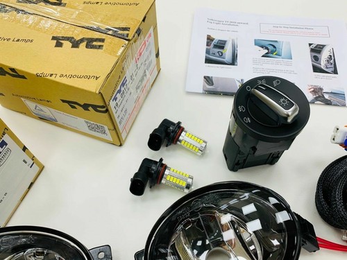 Transporter T 5.1 Fog Light Kit 2010 Onwards Without Fog Covers LED Bulbs - Picture 7 of 12