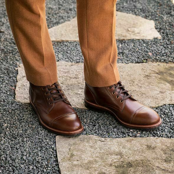 florsheim cap toe boot