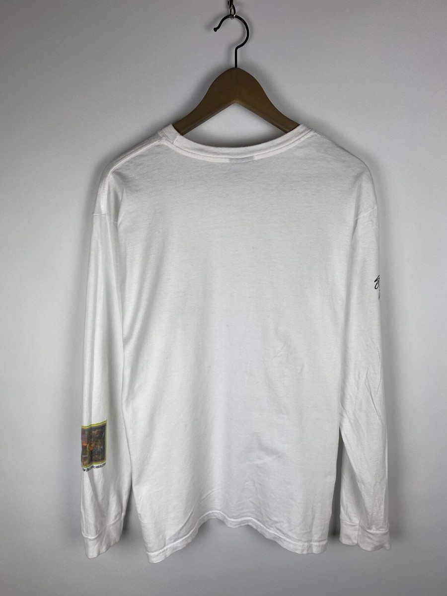 STUSSY INFERNO PIG. DYED LS TEE Long Sleeved T Shirt Mens Sz