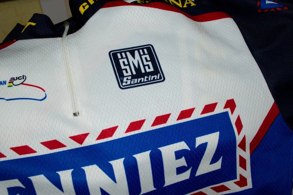 Festina Watches Cycling Jersey Uci Pro Tour Le Man Mens 1/4 Zip Shirt Size XL - Image 3 of 4