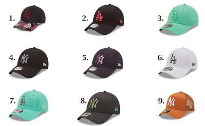 Selection of New Era 9forty kids MLB caps