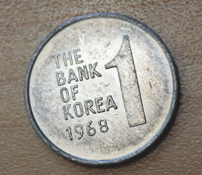 1968 Korea 1 Won Unc.
