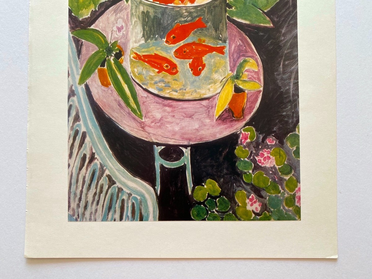 Henri Matisse 【gold fish】　高精細刷特別額装品 Goldfish by Henri Matisse – GalleryThane
