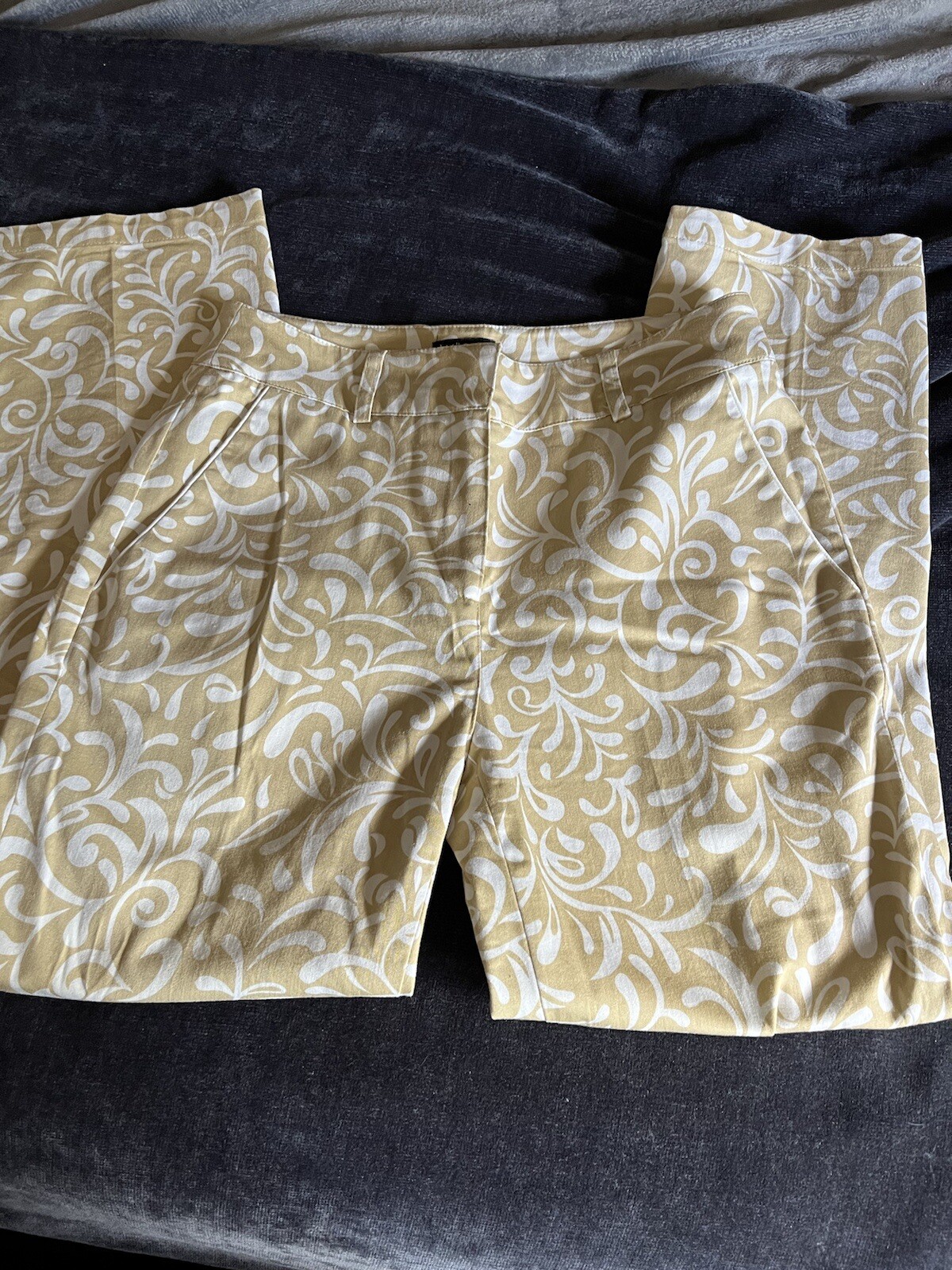 Willi Smith Stretch Size 2 Pants Pattern Cropped - image 1