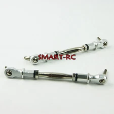 Alloy Steering Turnbuckle Tie Rod Shaft for HPI KMRovan Baja 5B 5T Silver