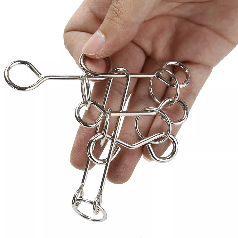Metal ring puzzle deals