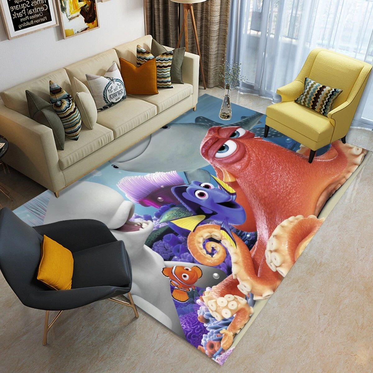 Finding Dory Nemo Disney Rug