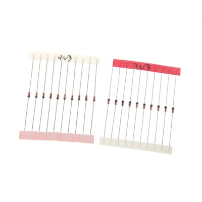 Z-Dioden Sortiment | 270 Stück | 27 Werte | 2,4 - 33 V