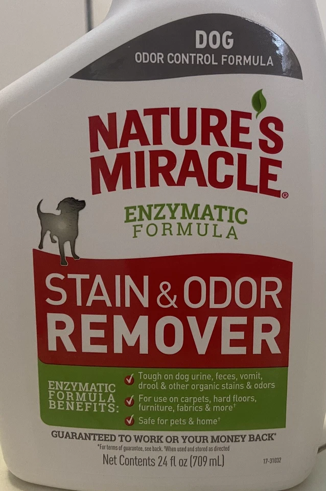 6 Natures Miracle Dog Stain and Odor Remover Spray 24oz Each Bottle - Image 3 of 4