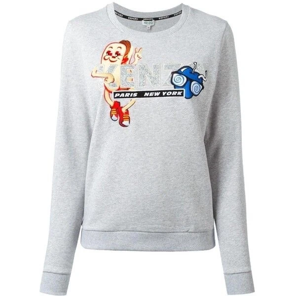Kenzo grey cheap women's sweatshirt