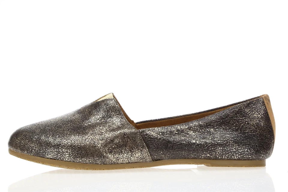 Womens TKEES Seemy bronze leather flats / espadrilles shoes sz. 5.5 M - Image 2 of 4