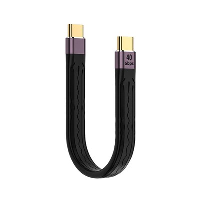 40Gbps 20V PD 100W Type C Data Cord Fast Charging Cable Short USB C Cable qq
