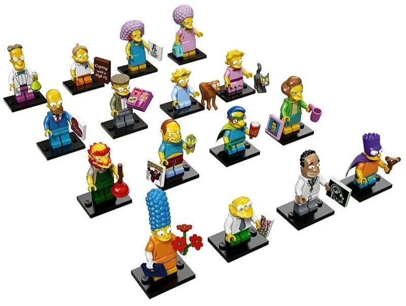 New Sealed Complete Set LEGO 71009 Collectible Minifigures The Simpsons Series 2 - Image 4 of 4