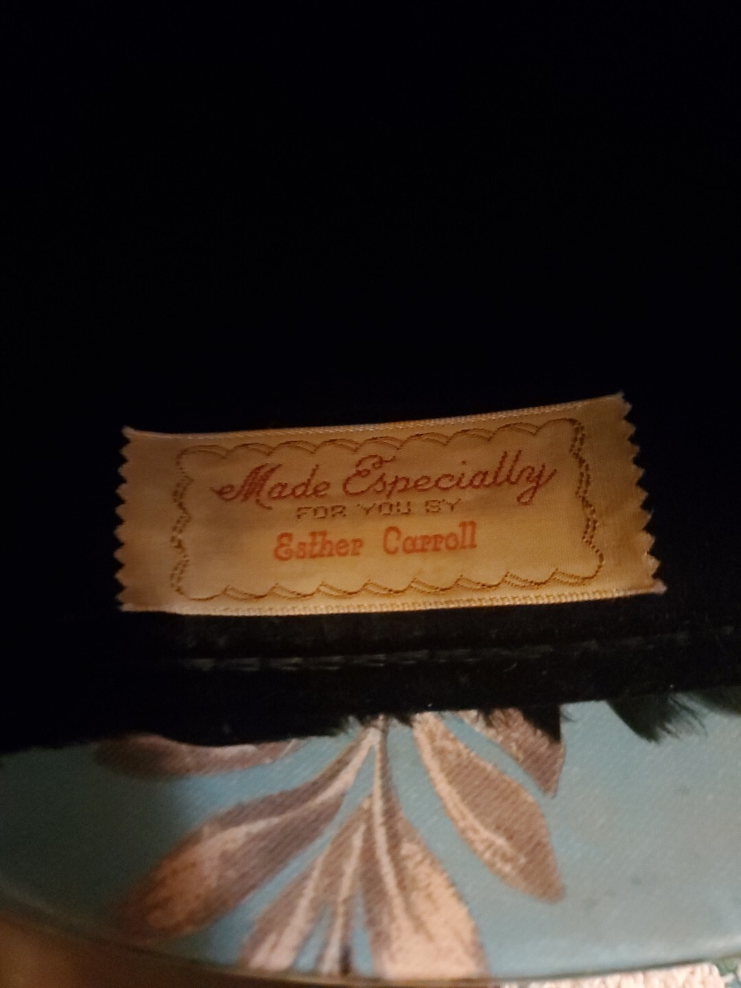 Multi-colored Pillbox Feathered Hat - image 3