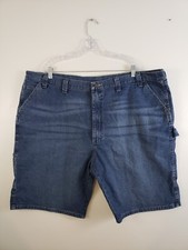 Ju Y2K Wrangler Carpenter Jeans Shorts Mens Size 48 Blue Workwear Stretch