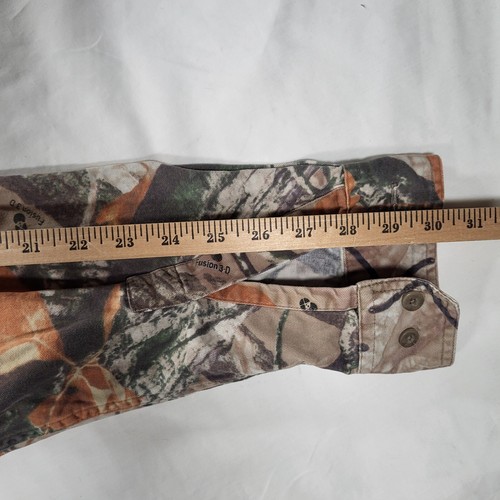 Outfitters Ridge Men's Medium Hunting Camo Fusion 3D Long Sleeve Button Shirt - Picture 9 of 10