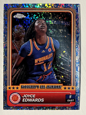 Joyce Edwards 2024 Topps Chrome McDonald's AA McFlurry Refractor #3