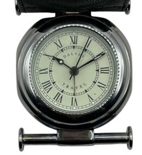 Dalvey Scotland X Leather Travel Clock