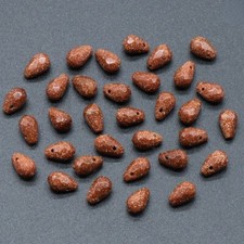 100pcs 6x9mm Natural Gold Sand Stone Section Beads Horizontal Hole Beads DIY