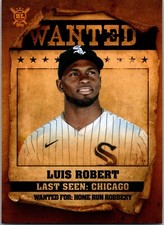 2021 Topps Big League Wanted Luis Robert Chicago White Sox Baseball MLB Card