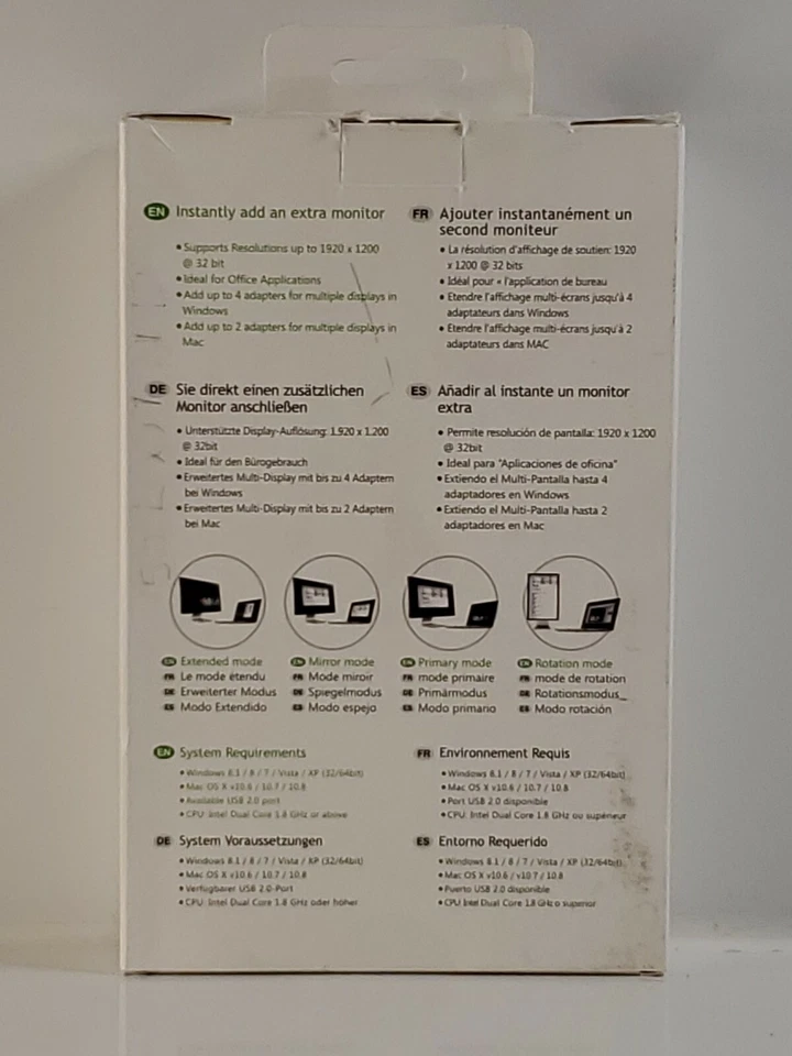 j5create USB to VGA Display Adapter 1080p HD Resolution Up to 1920 x 120 - Image 2 of 4