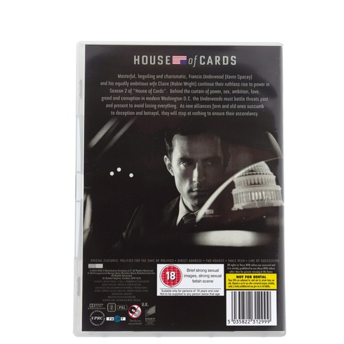 House of Cards Season 1 & 2 Complete on 8 DVD's *1st Class Post* - Picture 5 of 7