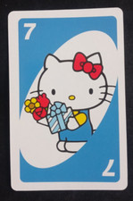 2012 Hello Kitty Uno Card Blue 7