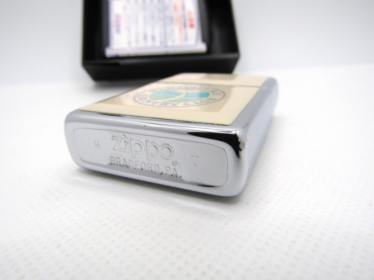 Hawaii Hanauma Bay Country Club Ultralite Scrimshaw Zippo 1989 MIB 