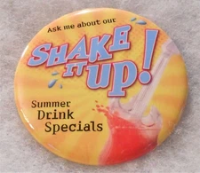 HARD ROCK CAFE NO LOCATION STAFF ASK ME ABOUT SHAKE IT UP! BUTTON