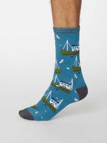 THOUGHT (BRAINTREE) BAMBOO MENS' SOCKS - SPM475 PESCA FISHING - BNWT - 第 4/14 張圖片