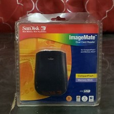 SanDisk Image Mate Dual Card Reader for Compact Flash Memory Stick Mac/Windows